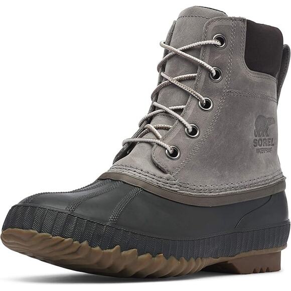 USED Sperry Men\'s Cheyanne Lace Rain Boot ,Grey/black/gum-Size 10 main image 7